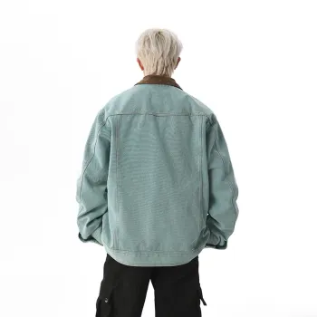 WARNING LIGHT Jackets Unisex Blue