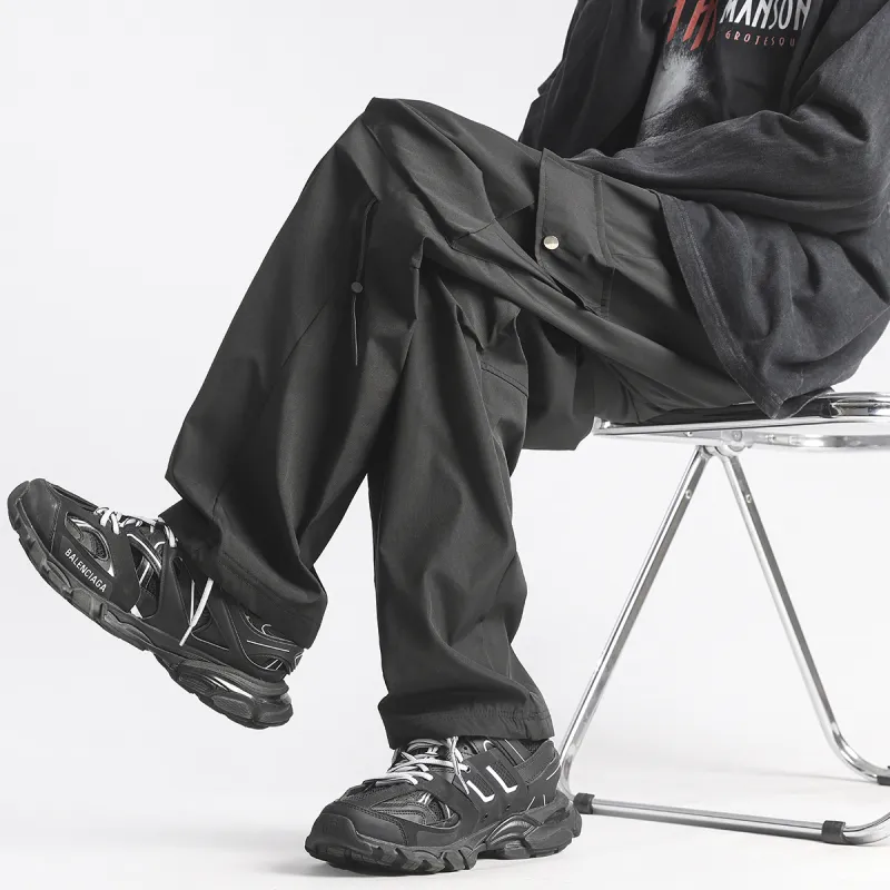 WARNING LIGHT Casual Pants Unisex-5