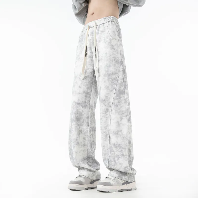 WARNING LIGHT Knitted Sports Pants Unisex-32