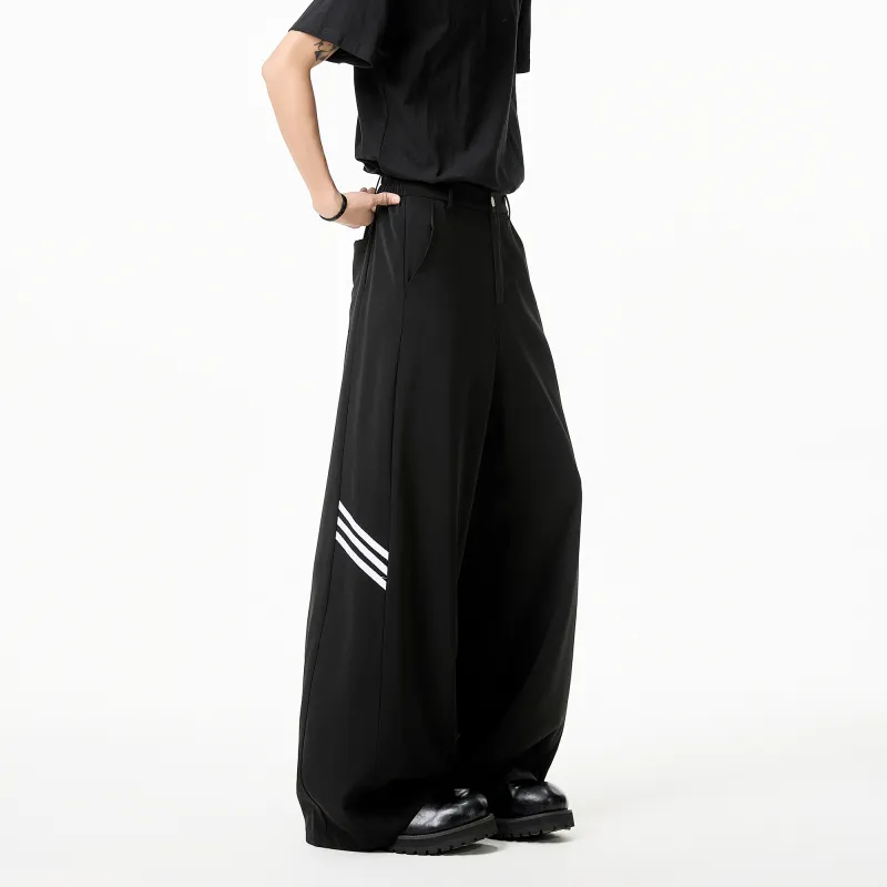 WARNING LIGHT Knitted Sports Pants Unisex-5