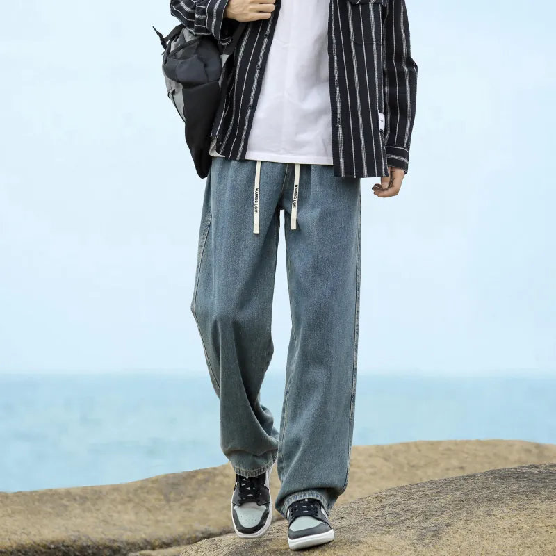 WARNING LIGHT Jeans Unisex-15
