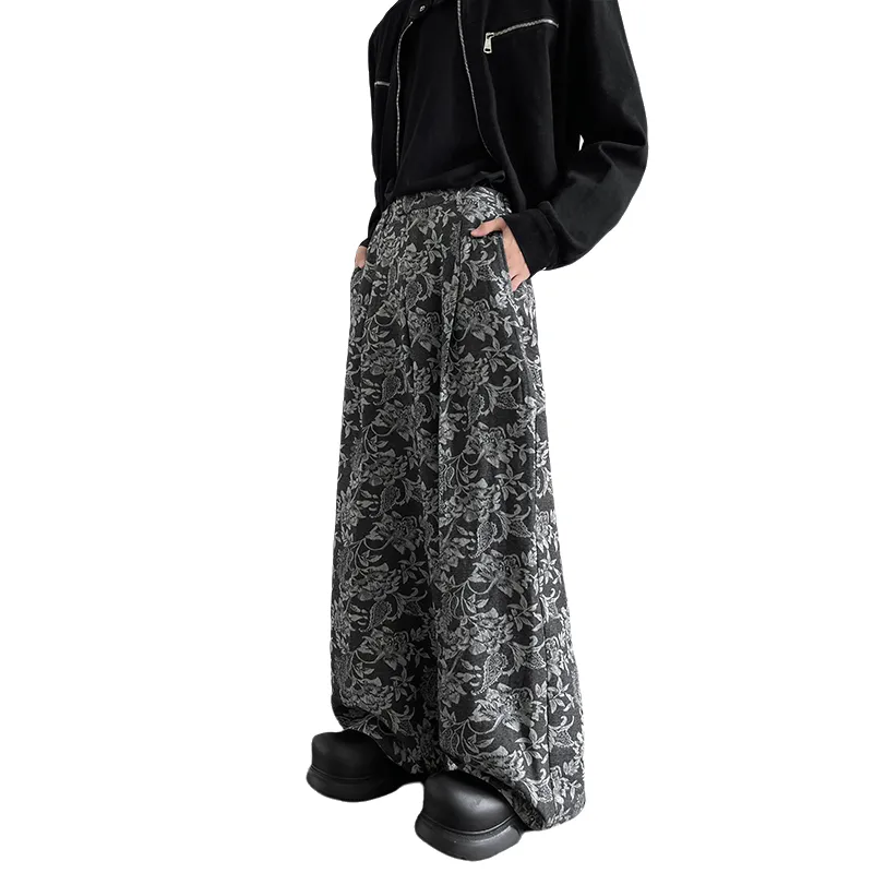 WARNING LIGHT Casual Pants Unisex Black-2