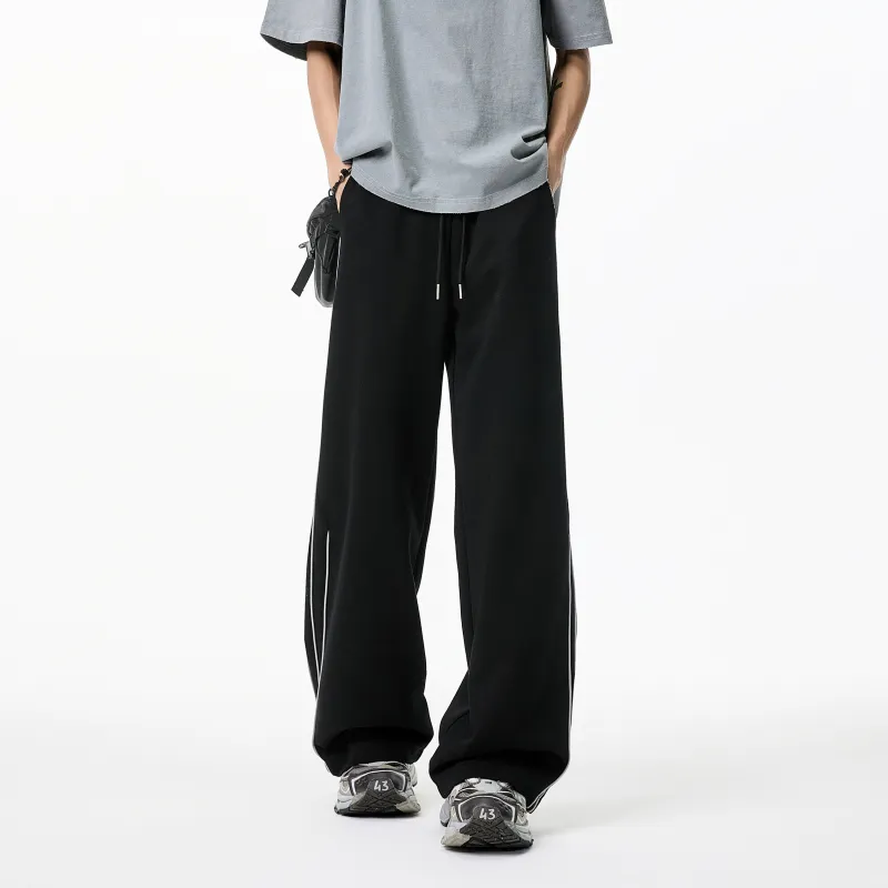 WARNING LIGHT Knitted Sports Pants Unisex-10
