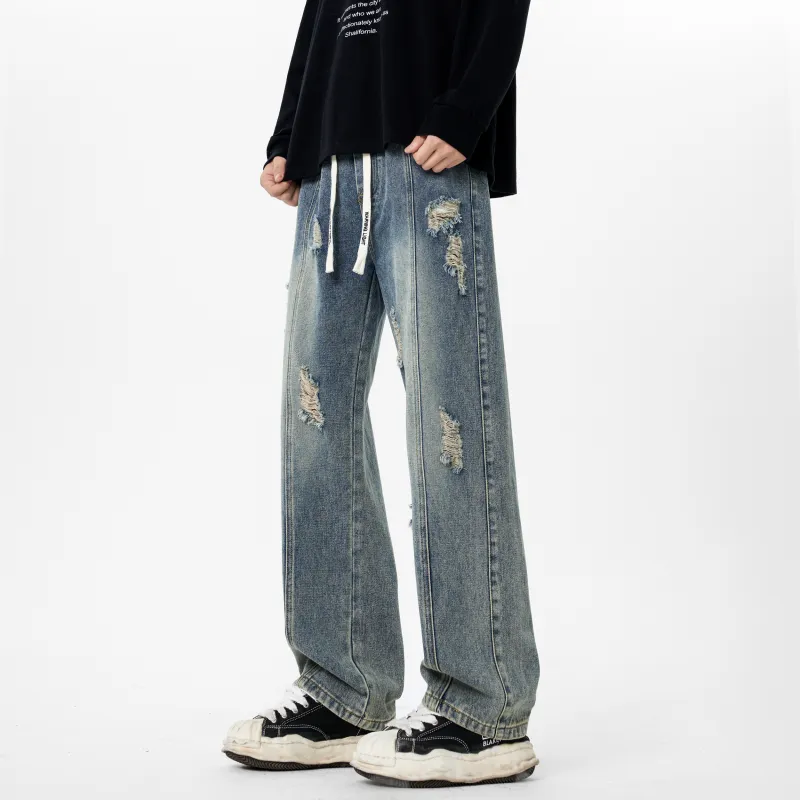 WARNING LIGHT Jeans Unisex-7