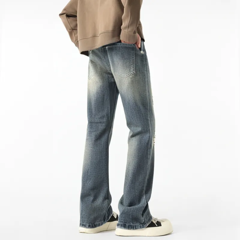 WARNING LIGHT Jeans Unisex Nostalgic Blue-6