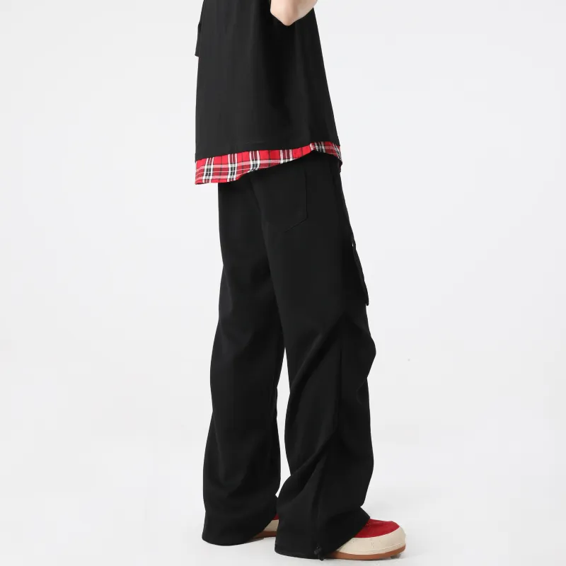 WARNING LIGHT Casual Pants Unisex-11