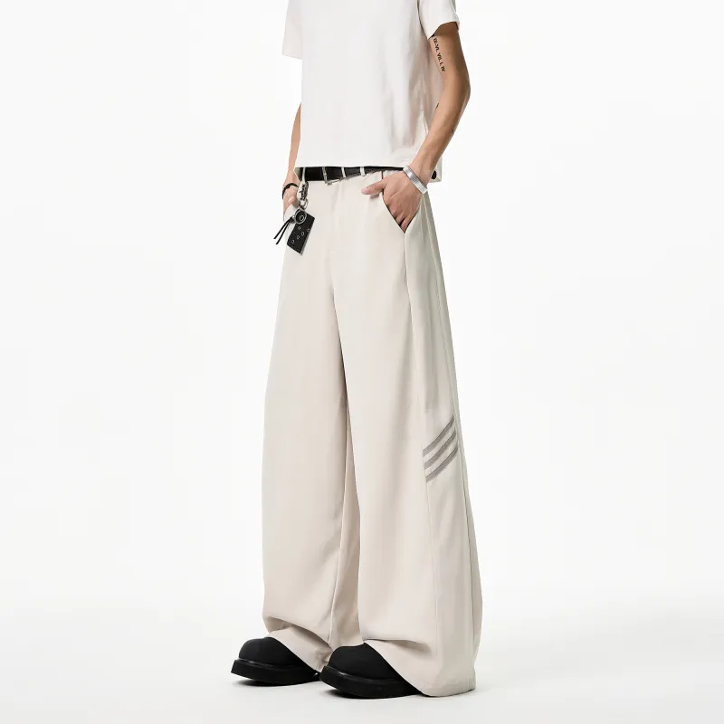 WARNING LIGHT Knitted Sports Pants Unisex-8