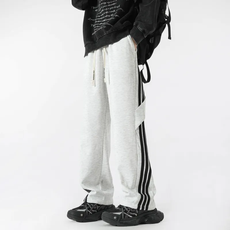 WARNING LIGHT Knitted Sports Pants Unisex-14