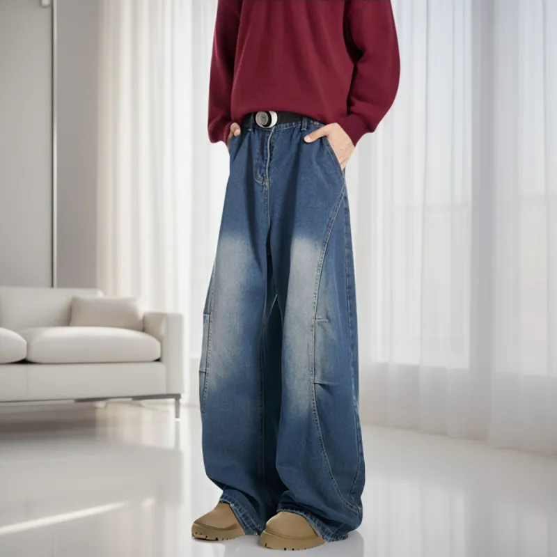 WARNING LIGHT Jeans Unisex Graphite Black-5