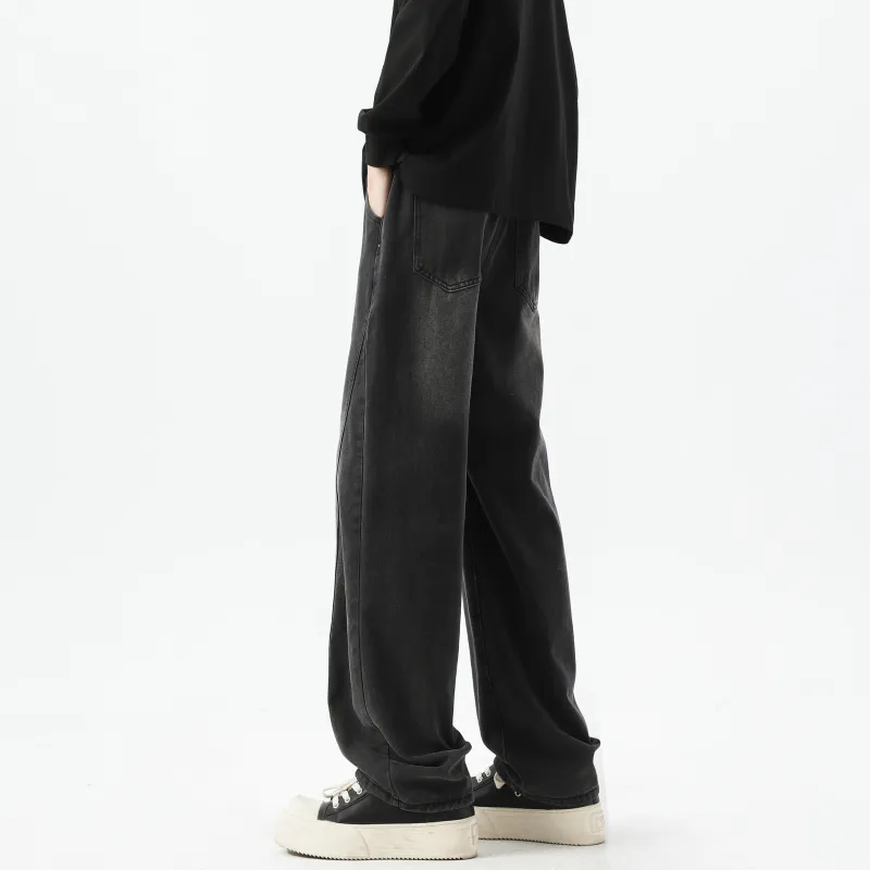 WARNING LIGHT Jeans Unisex Black-6