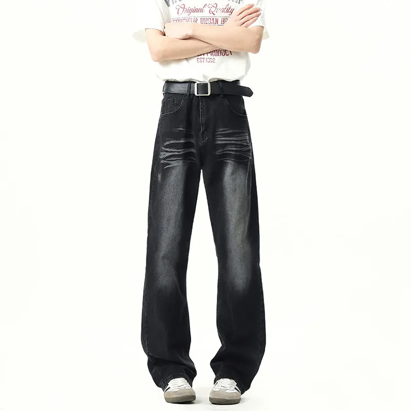 WARNING LIGHT Jeans Unisex Black-2