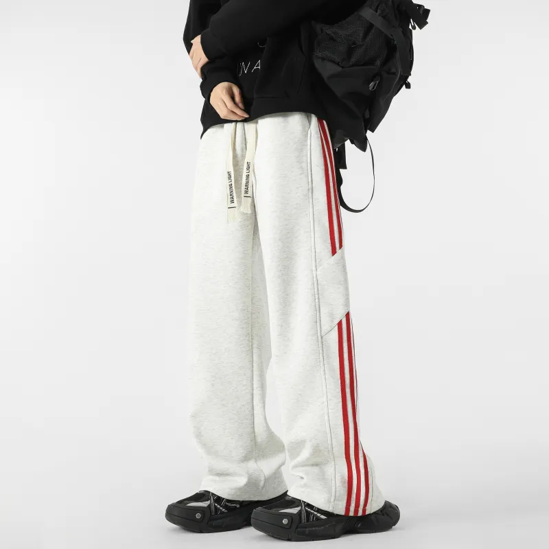 WARNING LIGHT Knitted Sports Pants Unisex-21