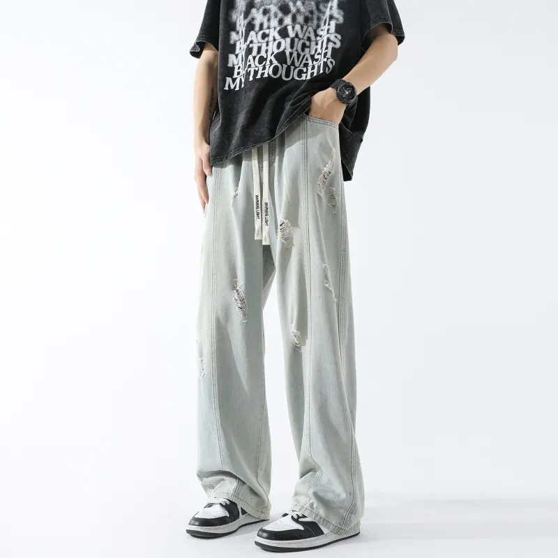 WARNING LIGHT Jeans Unisex-9