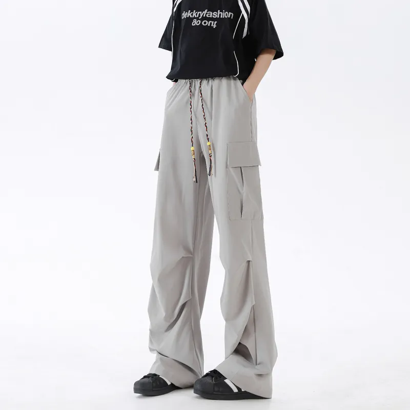 WARNING LIGHT Casual Pants Unisex-3