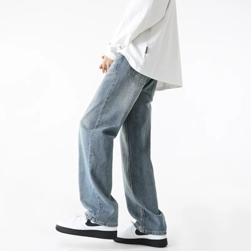 WARNING LIGHT Jeans Unisex Rusty Red-23