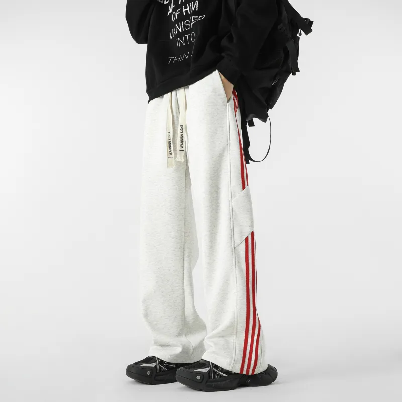WARNING LIGHT Knitted Sports Pants Unisex-1