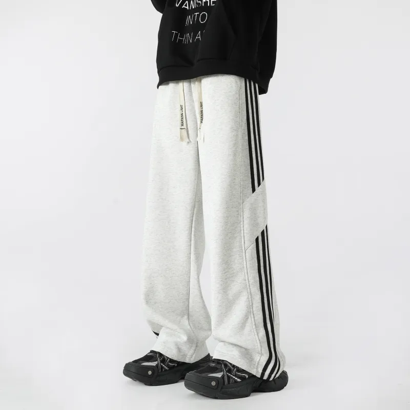WARNING LIGHT Knitted Sports Pants Unisex-34