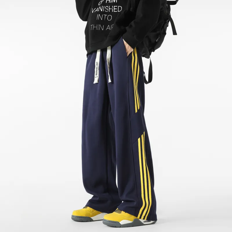 WARNING LIGHT Knitted Sports Pants Unisex-10