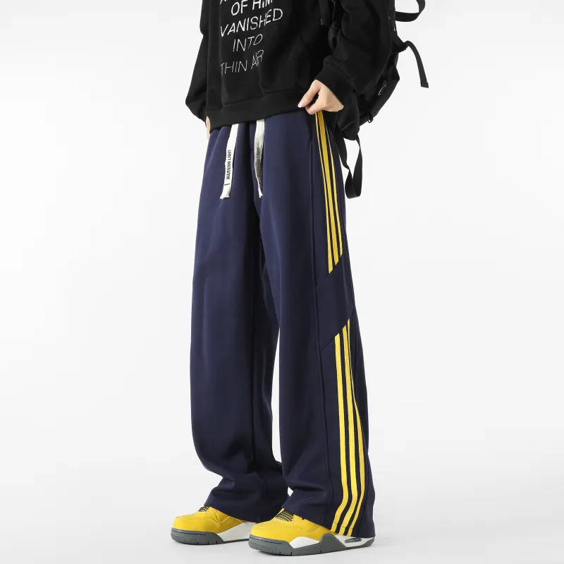 WARNING LIGHT Knitted Sports Pants Unisex-9