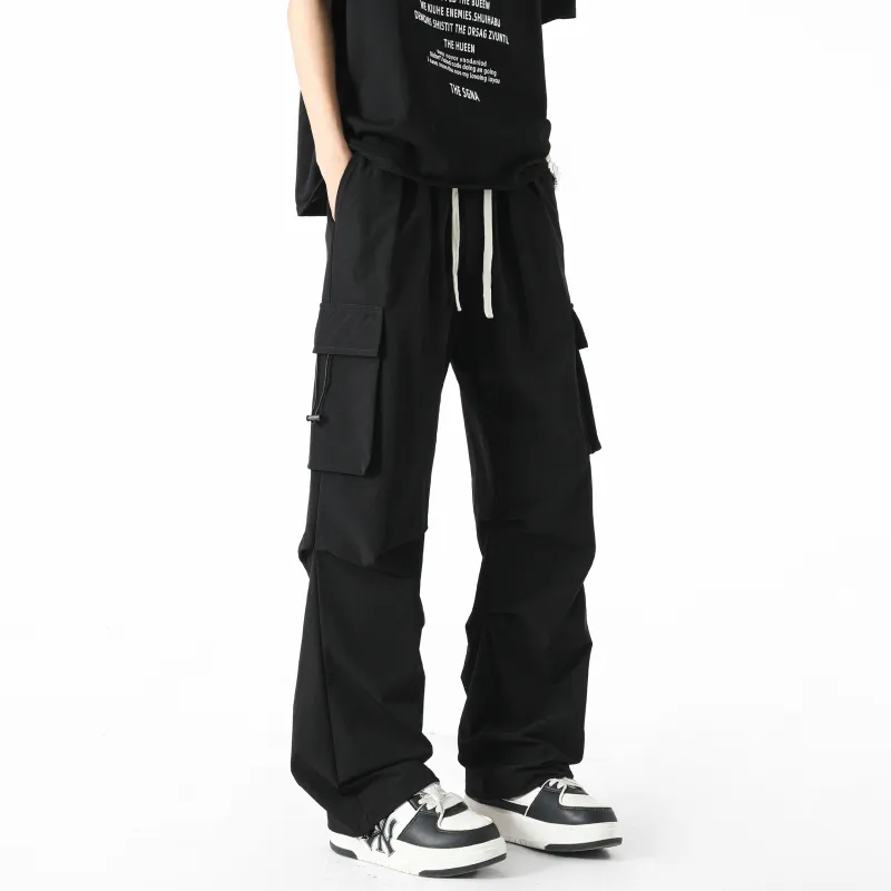 WARNING LIGHT Casual Pants Unisex-2