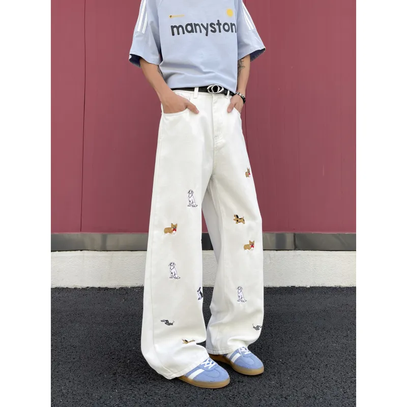 WARNING LIGHT Jeans Unisex-3