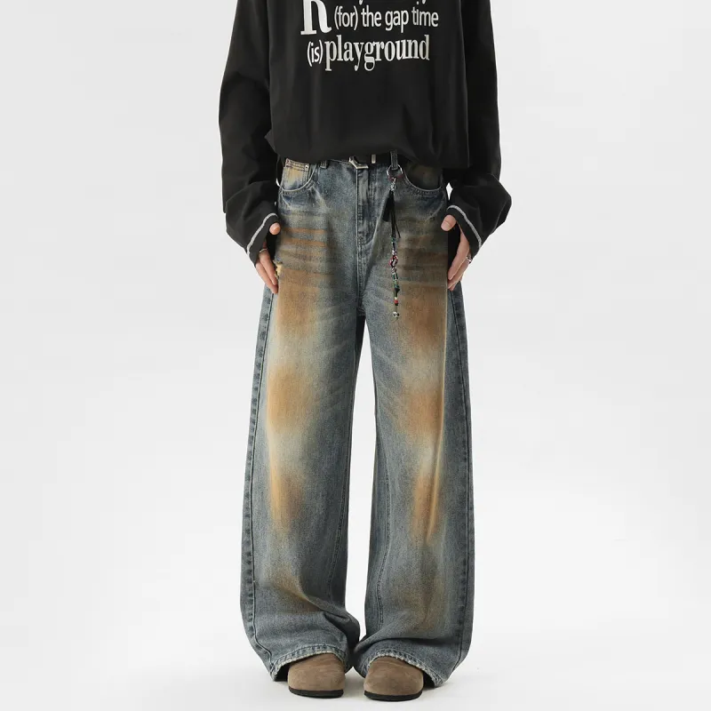 WARNING LIGHT Jeans Unisex Wasteland Blue-1