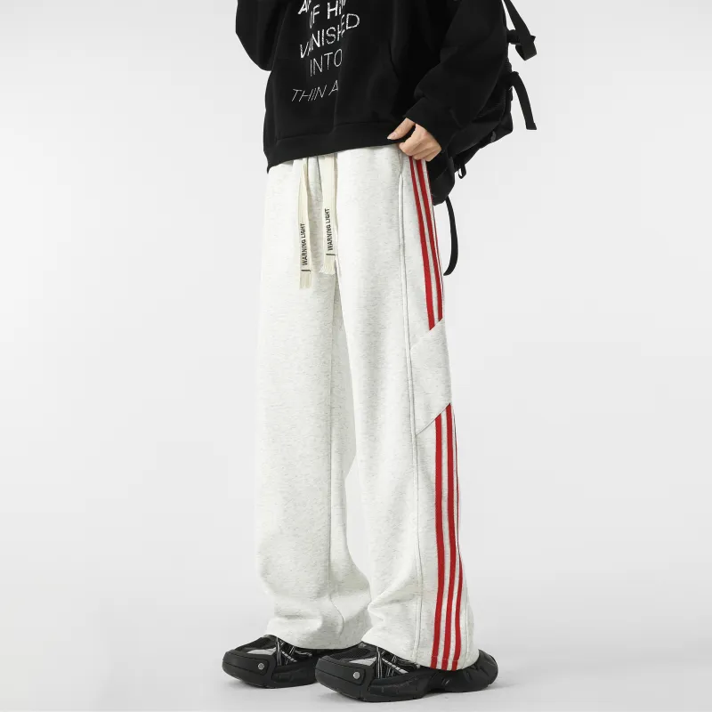 WARNING LIGHT Knitted Sports Pants Unisex-2