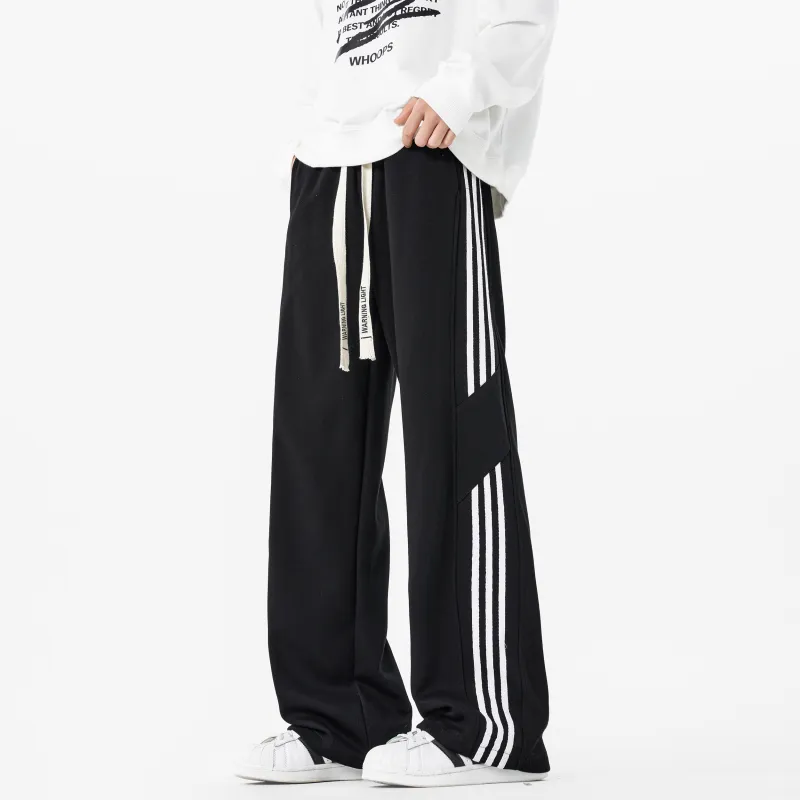 WARNING LIGHT Knitted Sports Pants Unisex-26