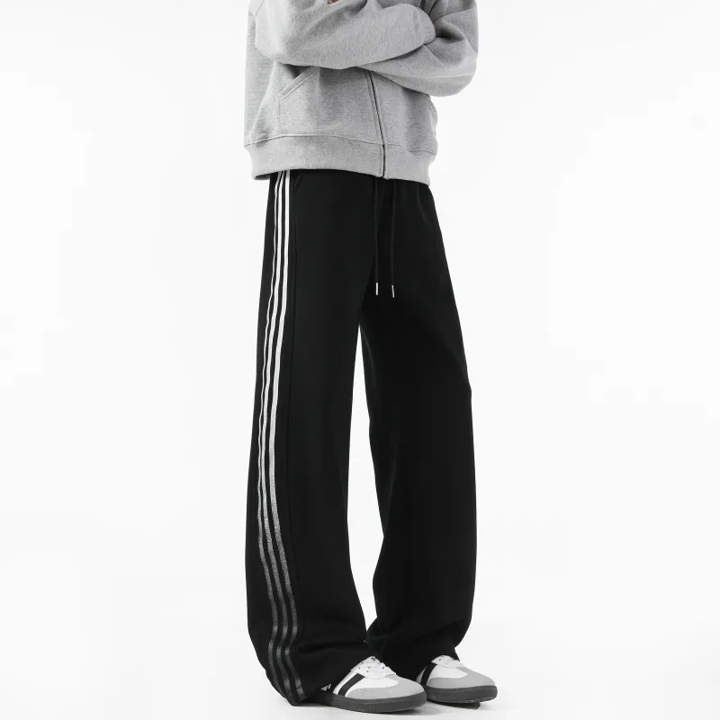 WARNING LIGHT Knitted Sweatpants Unisex-26