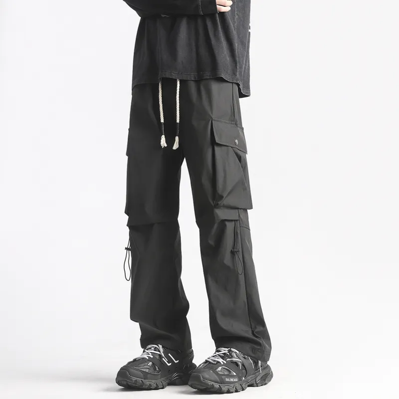 WARNING LIGHT Casual Pants Unisex-2