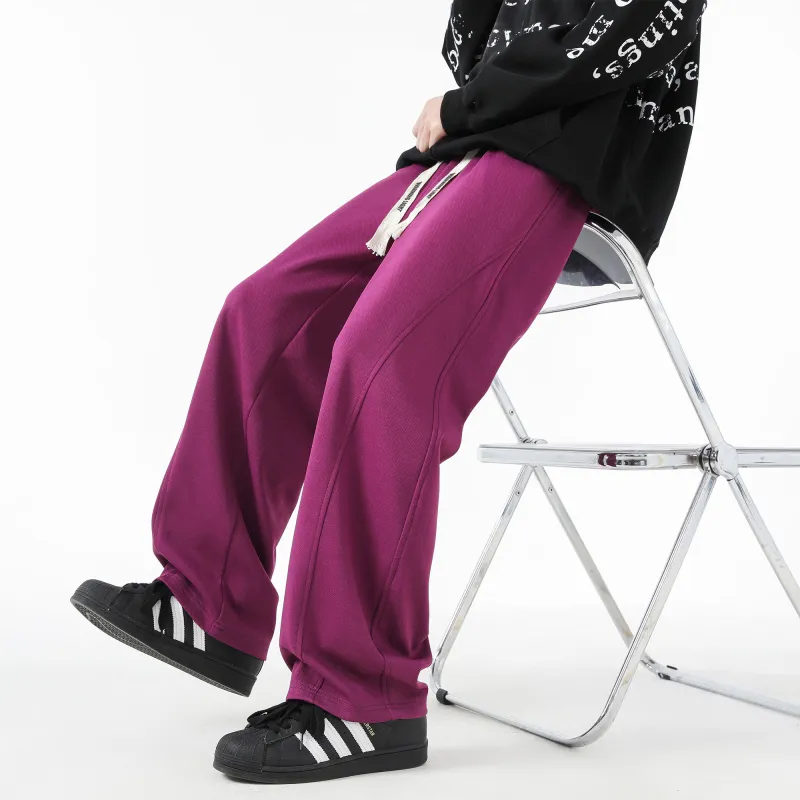 WARNING LIGHT Knitted Sports Pants Unisex-4
