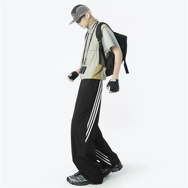 WARNING LIGHT Casual Pants Unisex-12