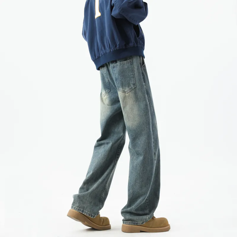 WARNING LIGHT Jeans Unisex Black-13