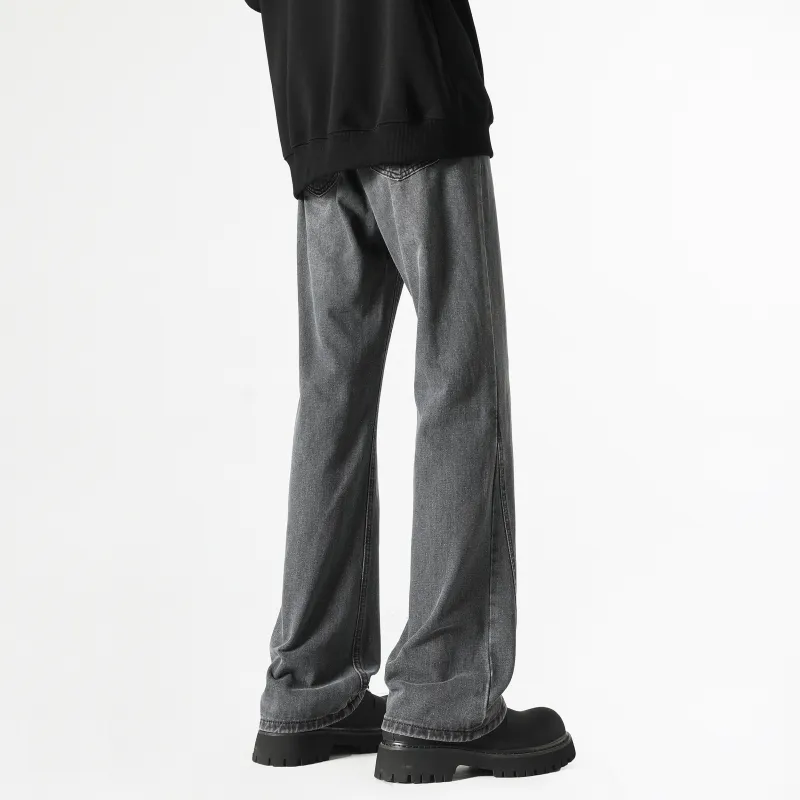 WARNING LIGHT Jeans Unisex Black Gray Color-1