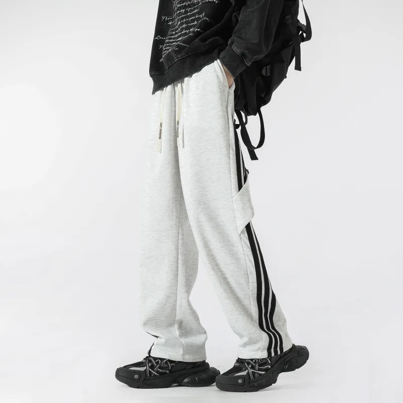 WARNING LIGHT Knitted Sports Pants Unisex-13