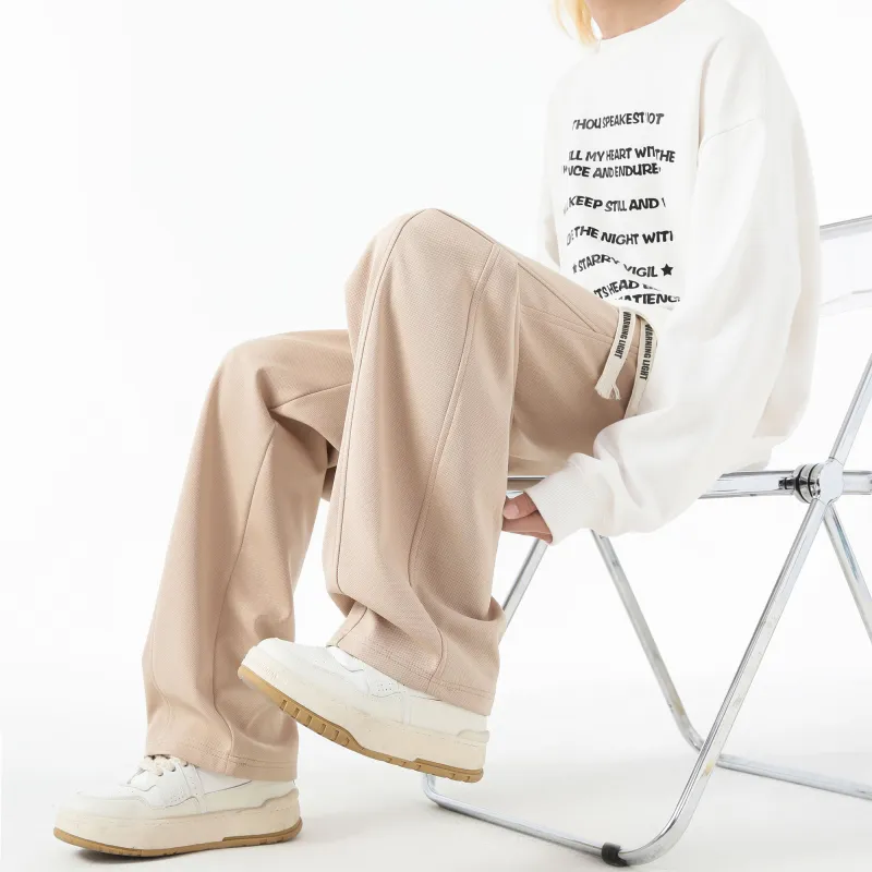 WARNING LIGHT Knitted Sports Pants Unisex-24
