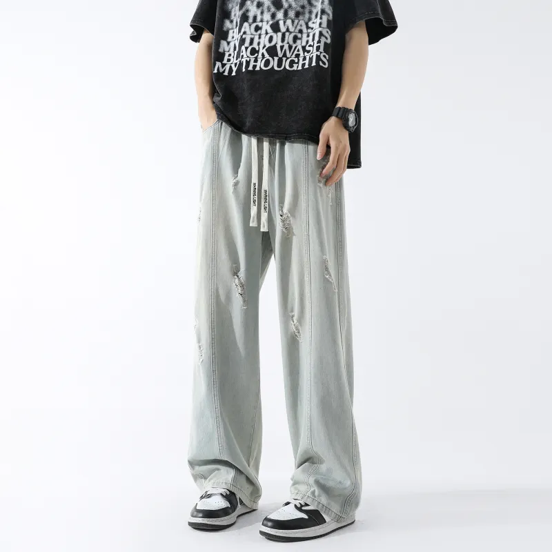 WARNING LIGHT Jeans Unisex-8