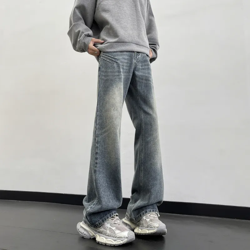 WARNING LIGHT Jeans Unisex Nostalgic Blue-2