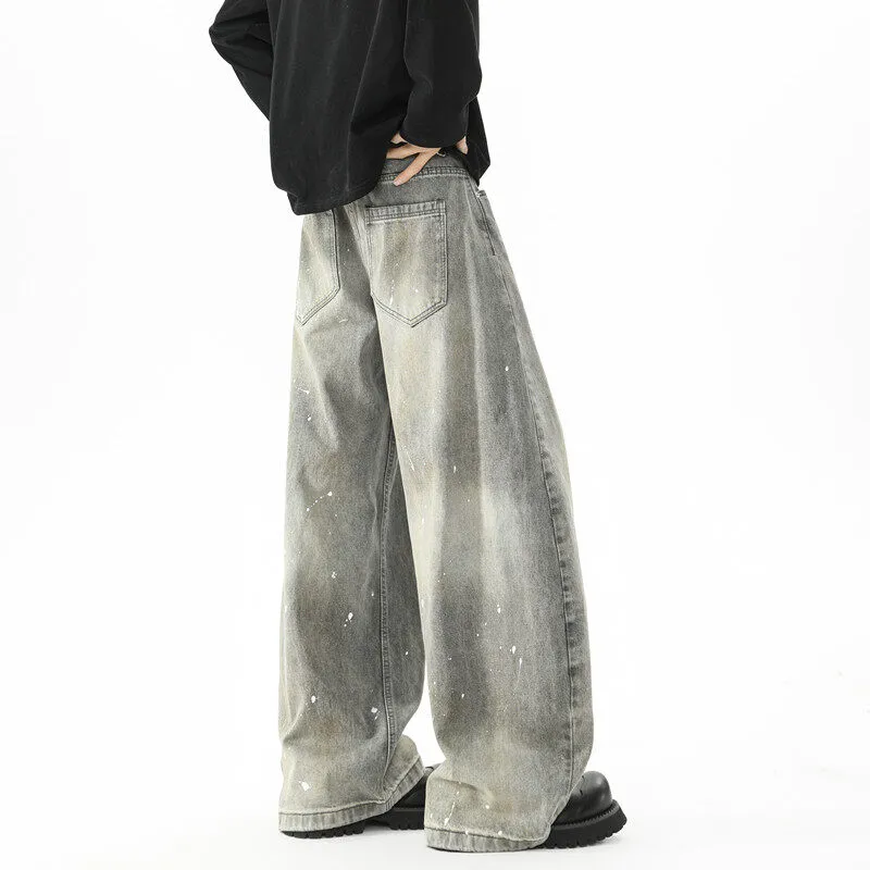 WARNING LIGHT Jeans Unisex Gray-4