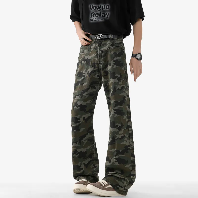 WARNING LIGHT Jeans Unisex Camouflage-1