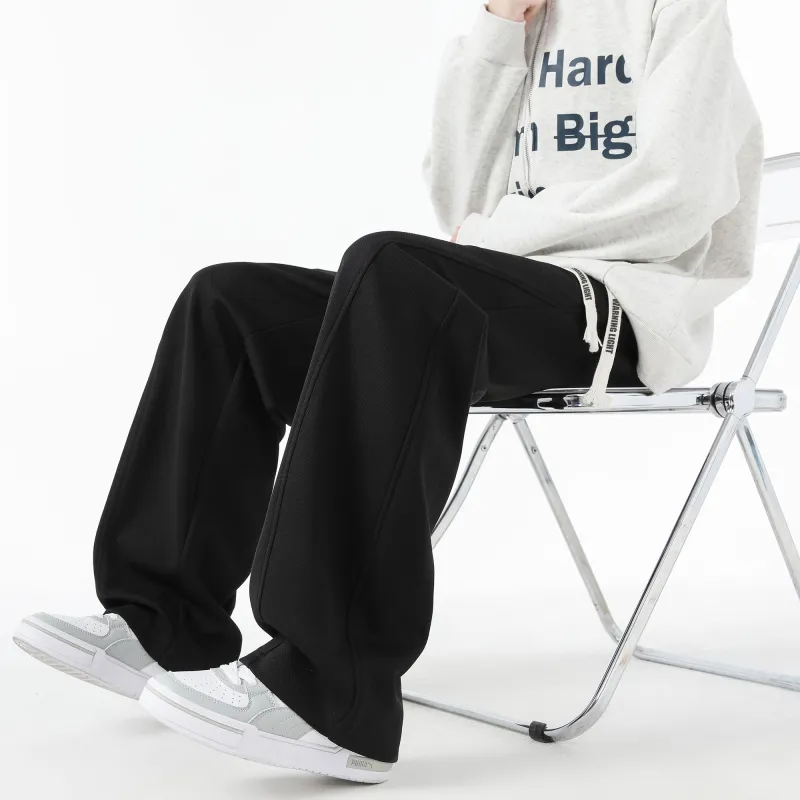 WARNING LIGHT Knitted Sports Pants Unisex-39