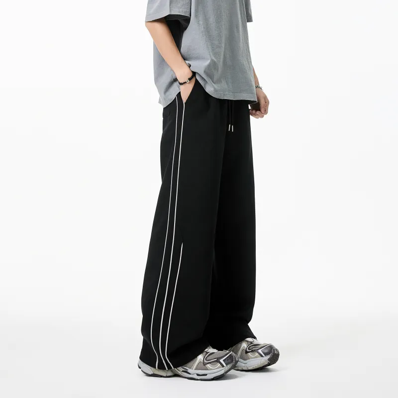 WARNING LIGHT Knitted Sports Pants Unisex-12