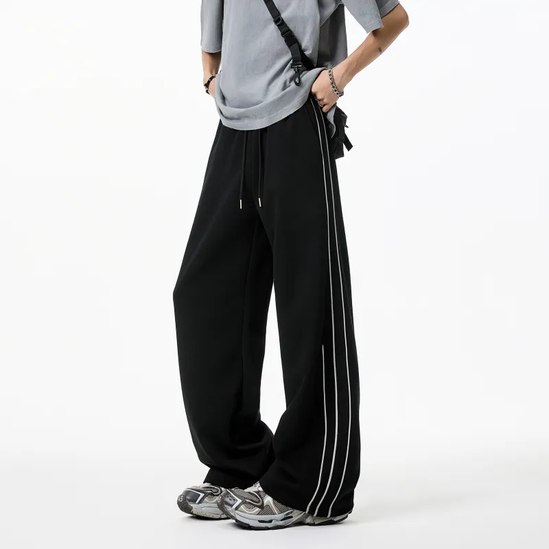 WARNING LIGHT Knitted Sports Pants Unisex-11