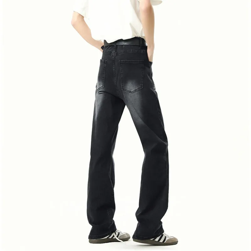 WARNING LIGHT Jeans Unisex Black-4