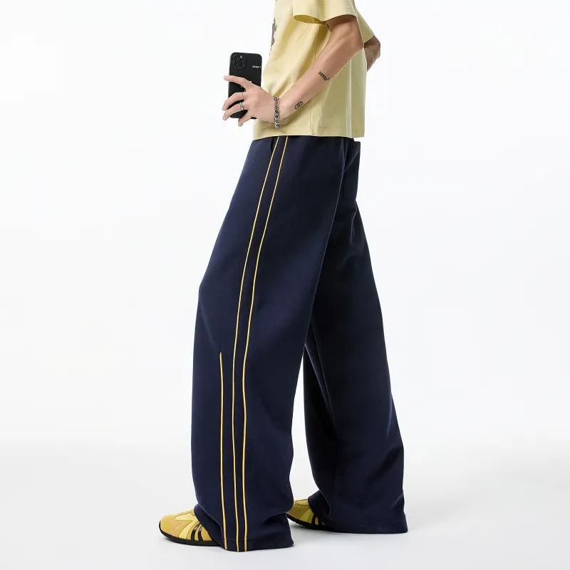 WARNING LIGHT Knitted Sports Pants Unisex-21