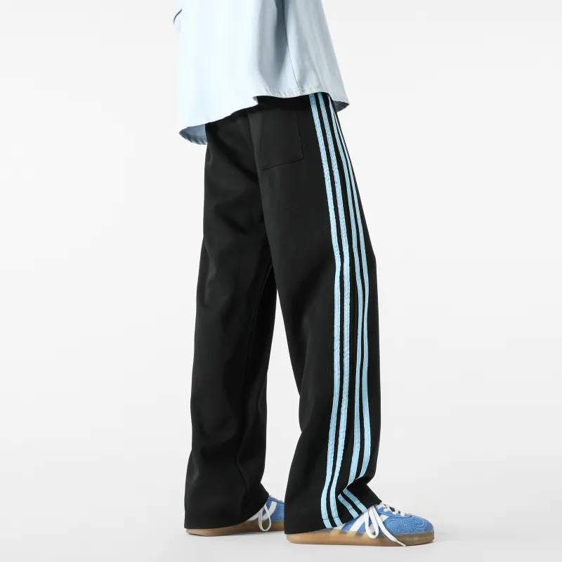 WARNING LIGHT Knitted Sports Pants Unisex-5