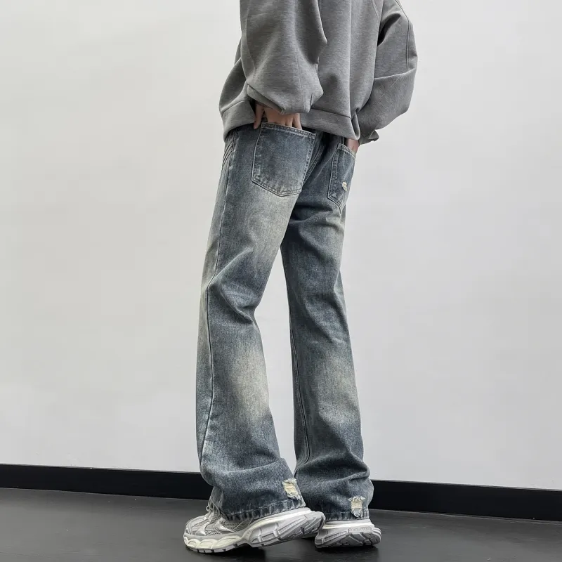 WARNING LIGHT Jeans Unisex Nostalgic Blue-17
