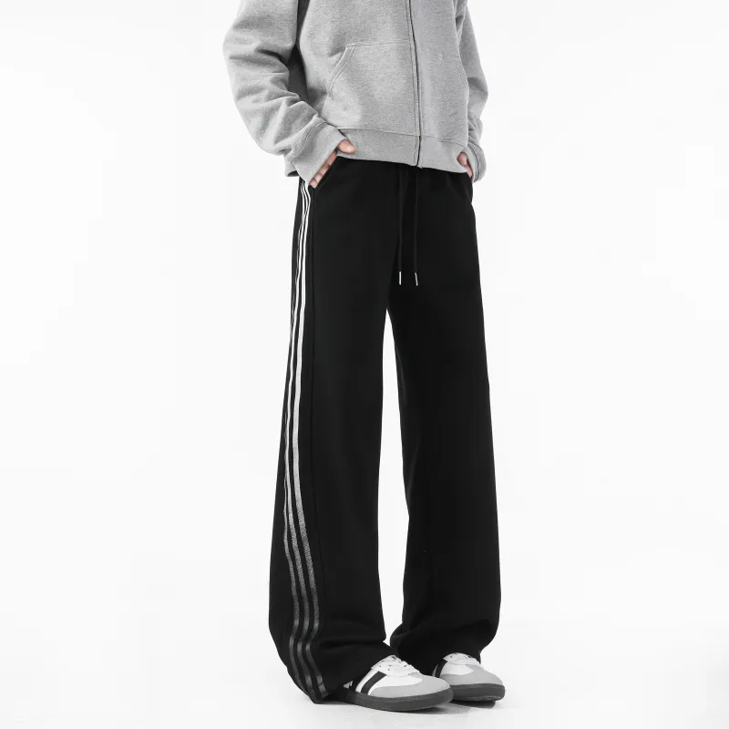 WARNING LIGHT Knitted Sweatpants Unisex-11