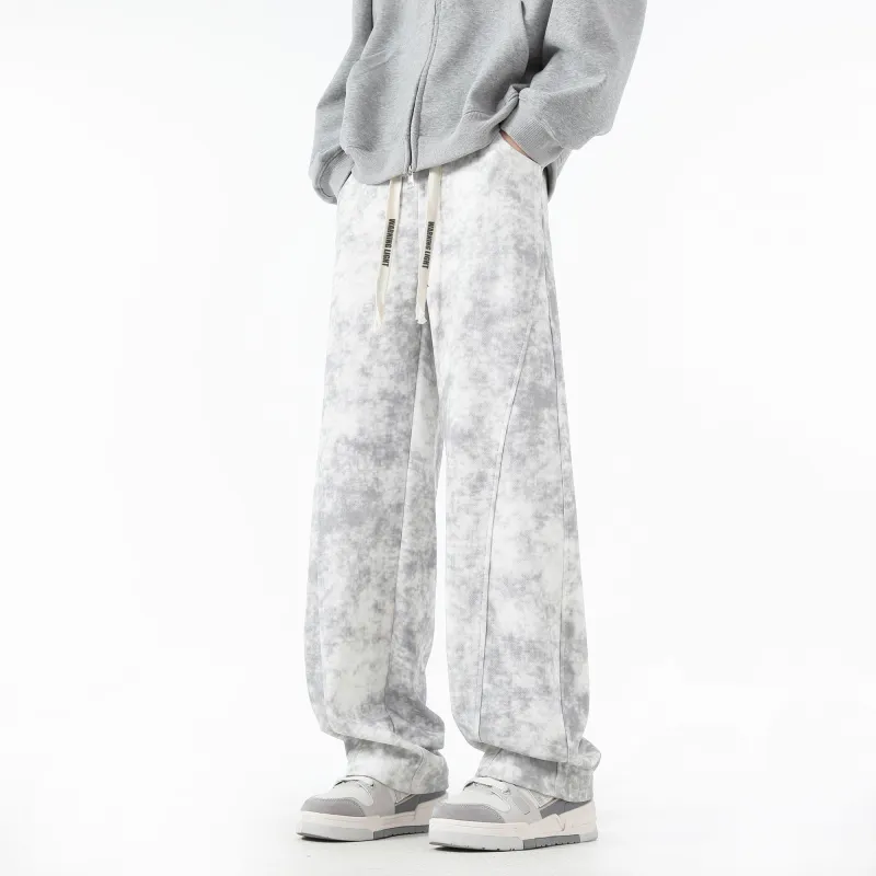 WARNING LIGHT Knitted Sports Pants Unisex-31
