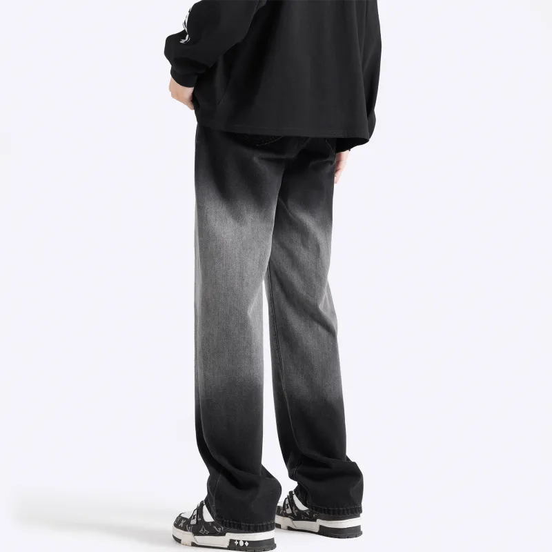 WARNING LIGHT Jeans Unisex Black-4